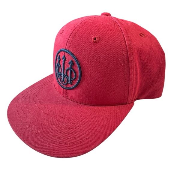 Beretta Engraved Patch Snapback Trucker Hat Flat Bill Hat Cap - Picture 1 of 6